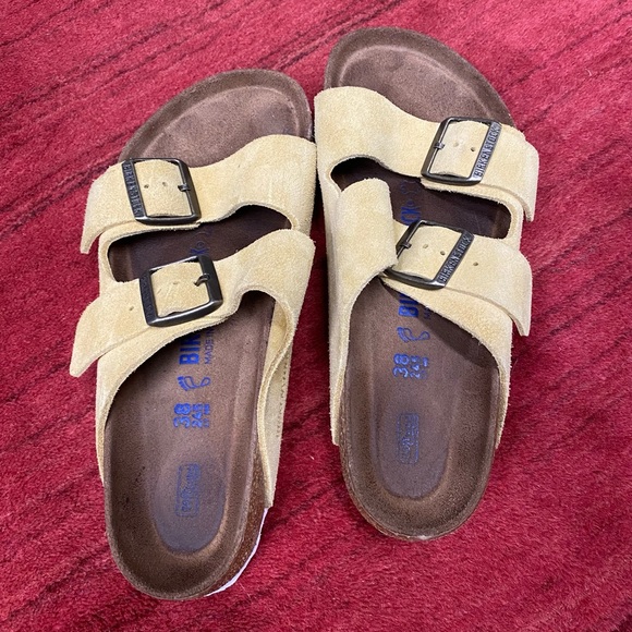 Birkenstock Arizona Suede Leather Sandals - Picture 4 of 7